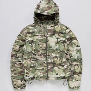 Reese Cooper Outdoor Supply RCOS Nylon Puffer Jacket Watercolor Camo